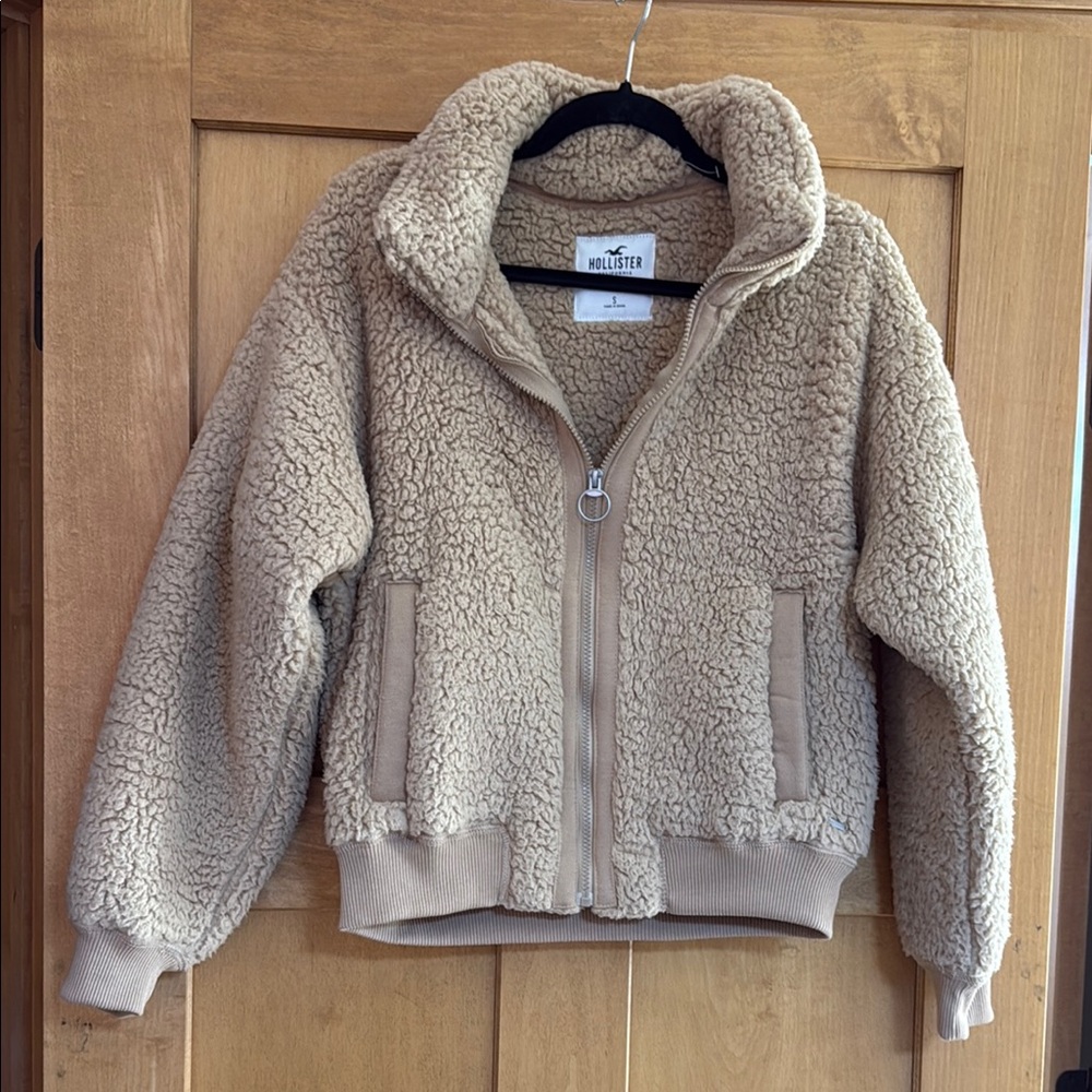 Hollister Woman’s Tan Sherpa Jacket